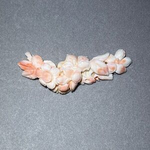 Vintage extra large hand carved angel skin coral 3.25", 21 grams